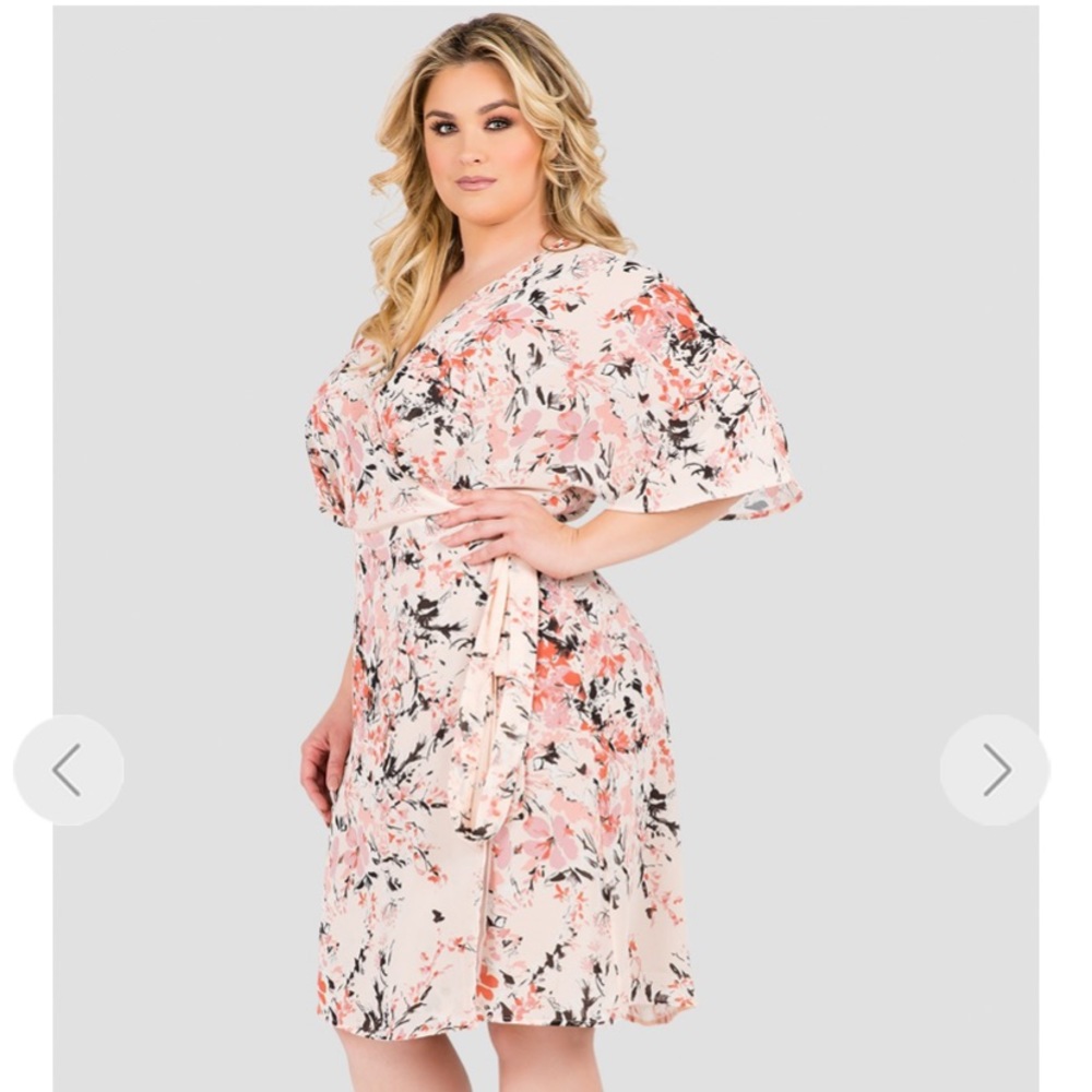 *NWT* Standards and Practices Floral Wrap Dress